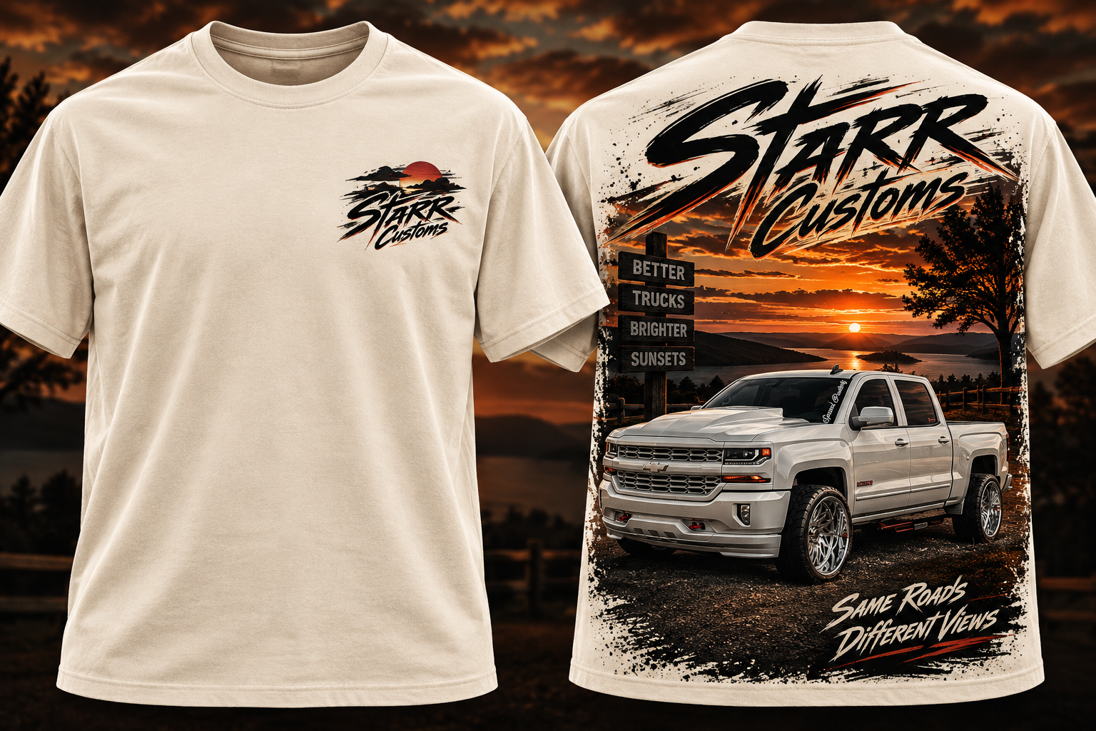 Starr Customs sunset design